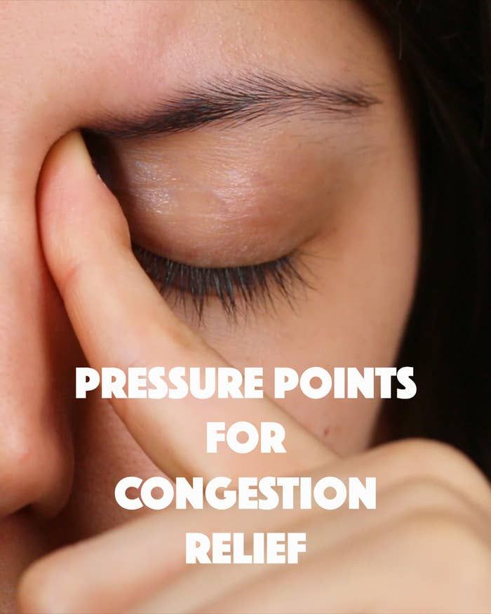 These 8 Pressure Points Will Help You Relieve Congestion